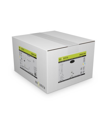 ORION * COLGANTE CIRCULAR NEGRO/CUERO  4L LED  32W  3000K